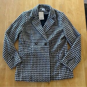 PRIV Women's Classic Houndstooth Blazer